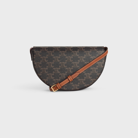BESACE CUIR TRIOMPHE IN TRIOMPHE CANVAS AND CALFSKIN TAN - Image 3